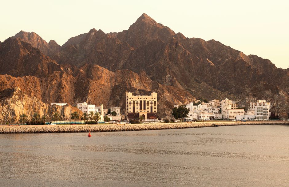 A sunset dhow from Mutrah
