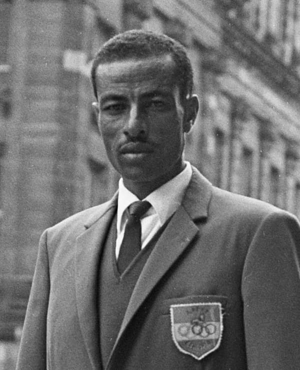 Abebe Bikila, Ethiopia (portrait via Wikimedia Commons)