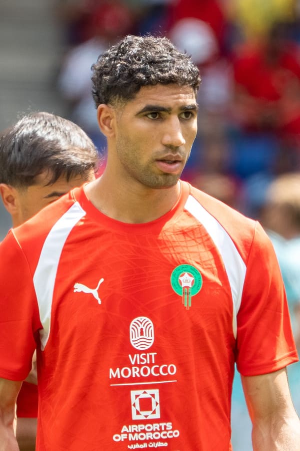 Achraf Hakimi, Morocco (portrait via Wikimedia Commons)