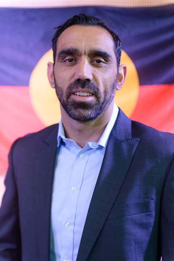 Adam Goodes, Australia (portrait via Wikimedia Commons)