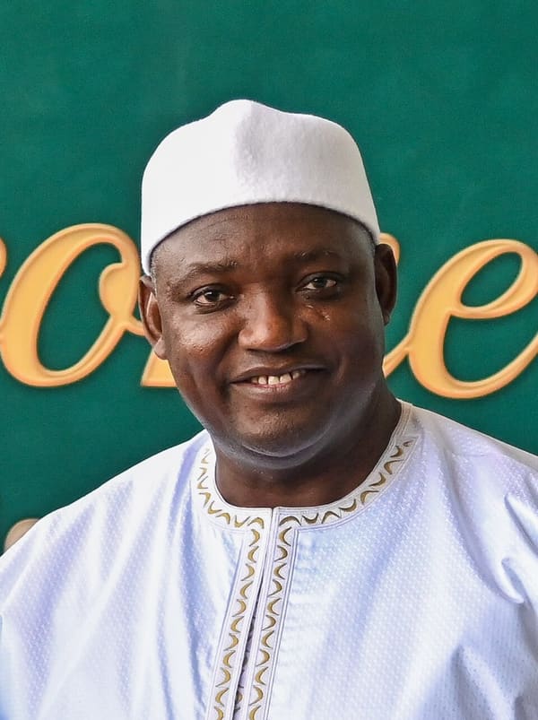 Adama Barrow, The Gambia (portrait via Wikimedia Commons)