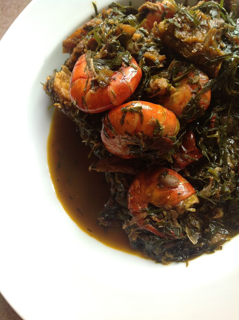 Afang soup, Nigeria (Wimup)
