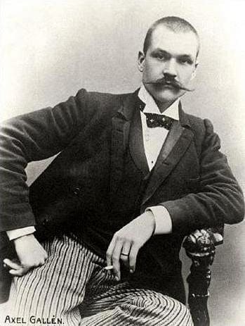 Akseli Gallen-Kallela, Finland (portrait via Wikimedia Commons)
