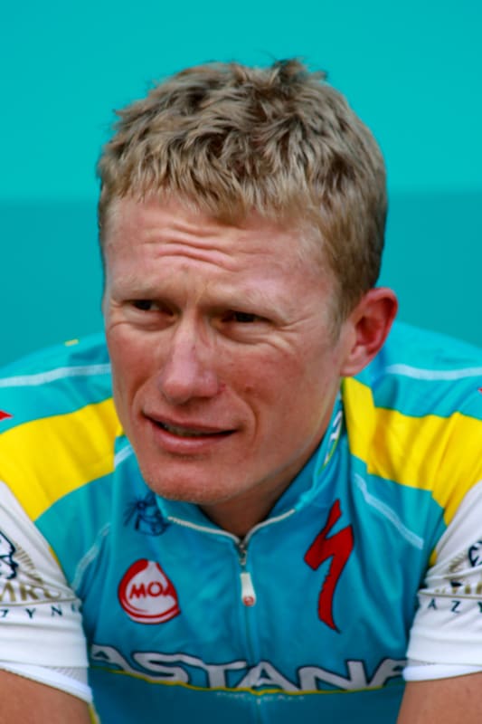 Alexander Vinokourov, Kazakhstan (portrait via Wikimedia Commons)
