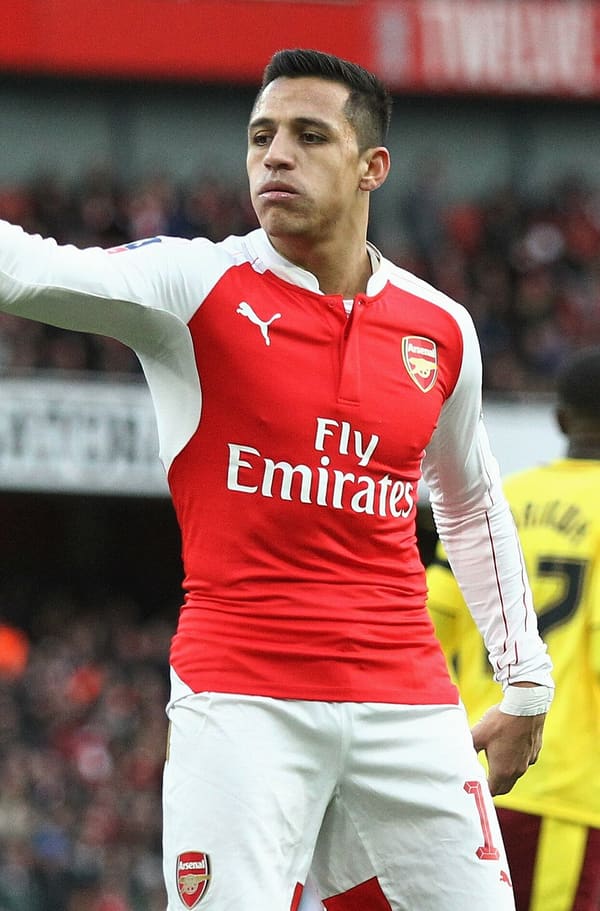 Alexis Sánchez, Chile (portrait via Wikimedia Commons)
