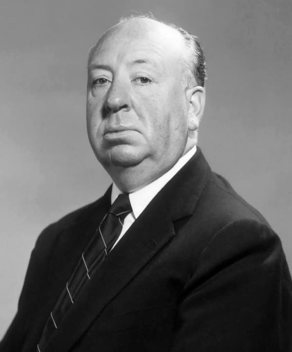 Alfred Hitchcock, United Kingdom (portrait via Wikimedia Commons)