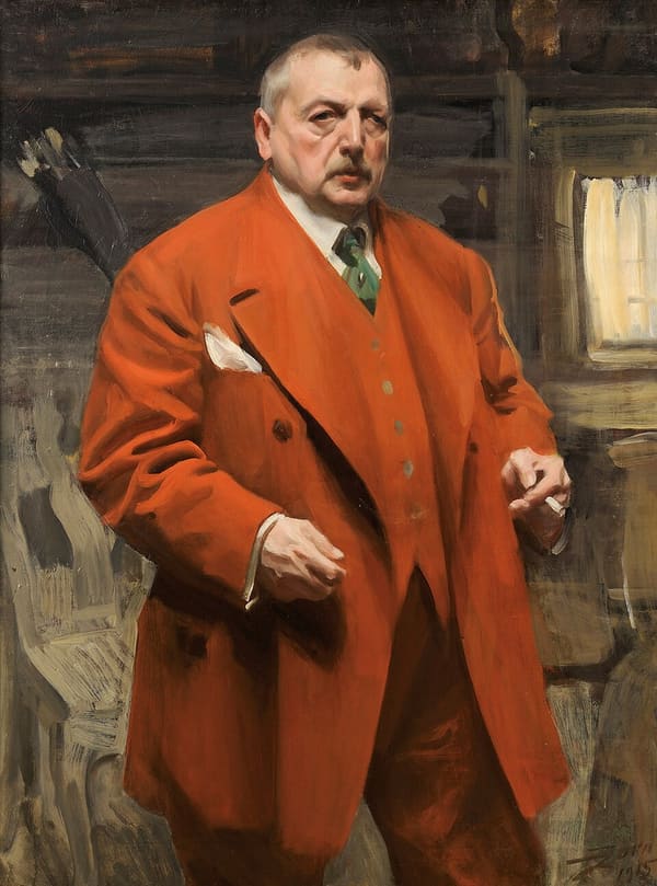 Anders Zorn, Sweden (portrait via Wikimedia Commons)