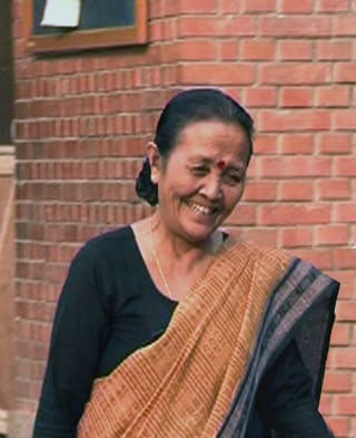 Anuradha Koirala, Nepal (portrait via Wikimedia Commons)