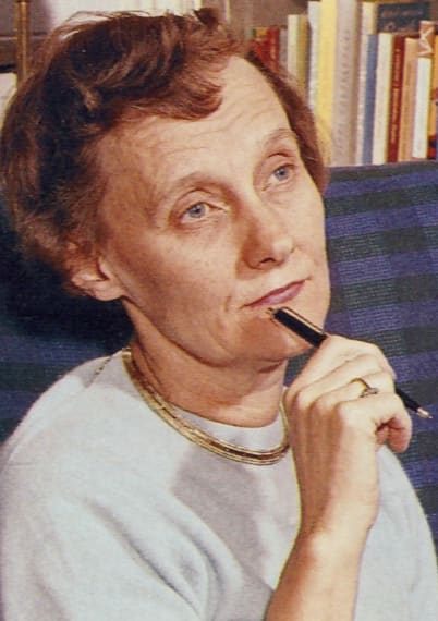 Astrid Lindgren, Sweden (portrait via Wikimedia Commons)