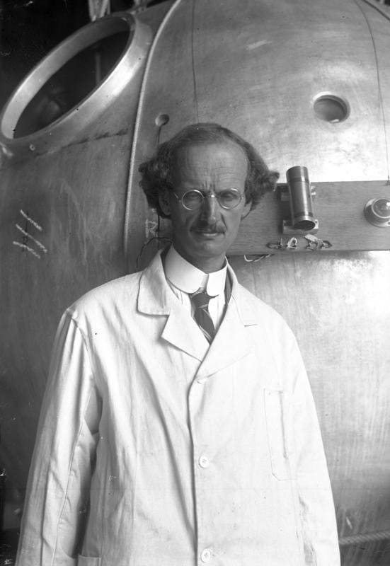 Auguste Piccard, Switzerland (portrait via Wikimedia Commons)