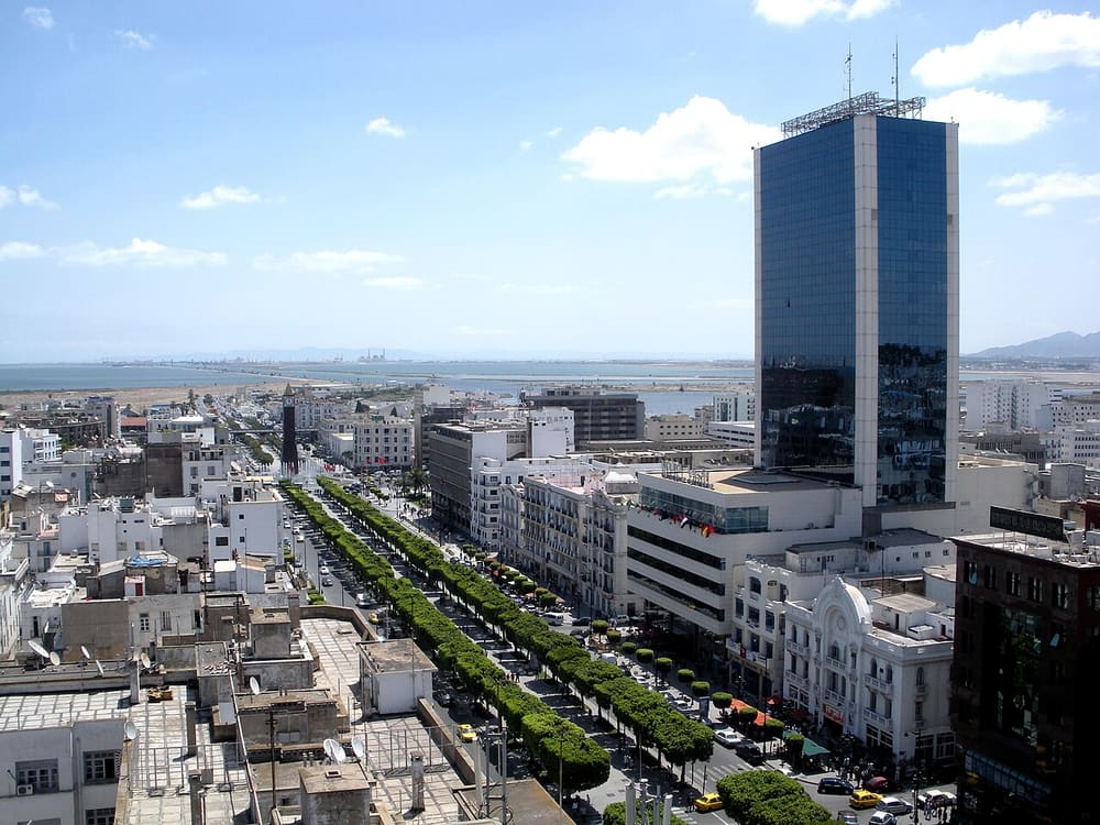 Avenue Habib Bourguiba, Tunis, Tunisia (Wimup)