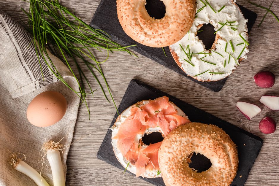 Bagel with lox, United States dish (Wimup)