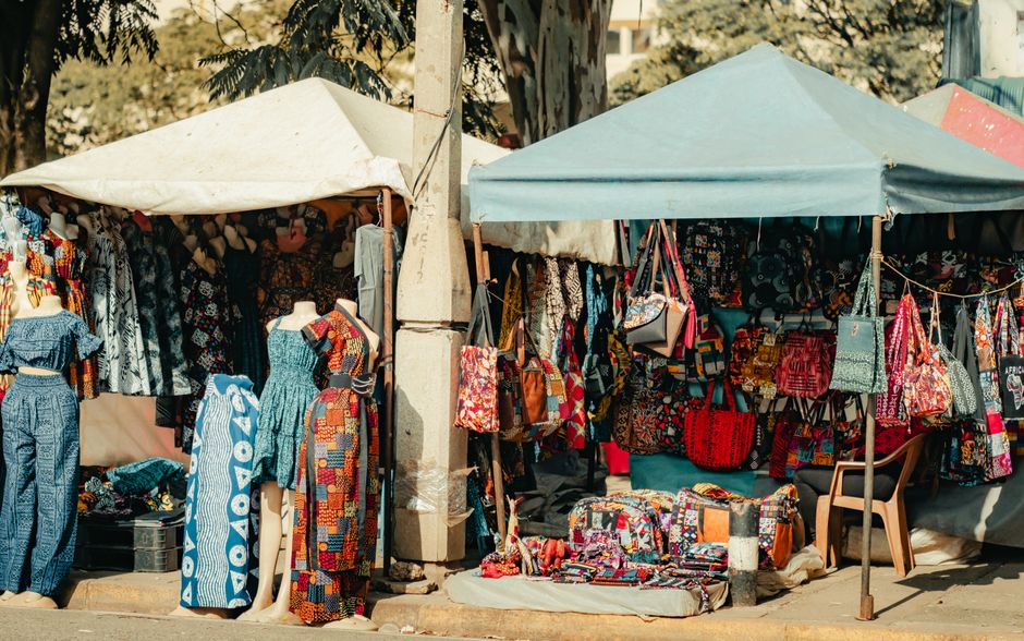 Bargain at the Maasai Market, Nairobi, Kenya