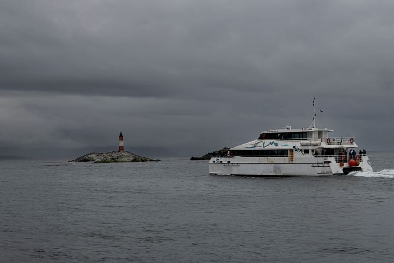 Beagle Channel sailing to Les Eclaireurs, Ushuaia, Argentina