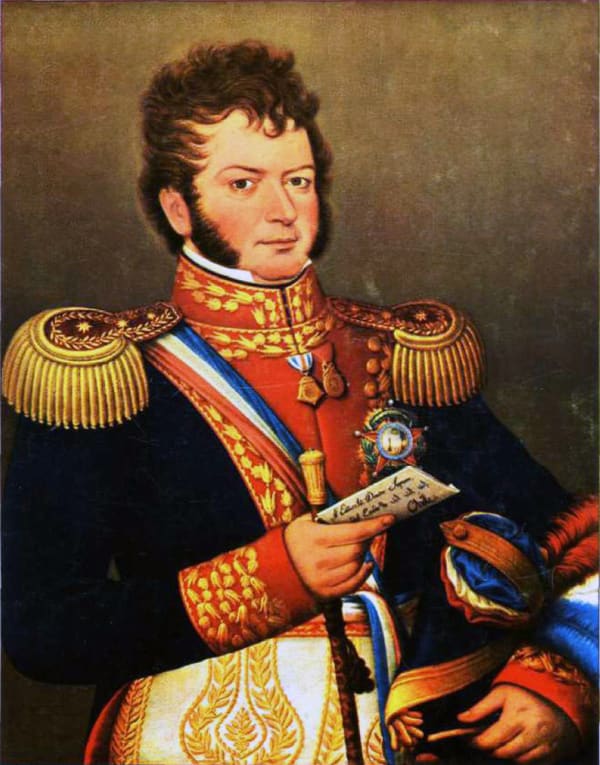Bernardo O'Higgins, Chile (portrait via Wikimedia Commons)