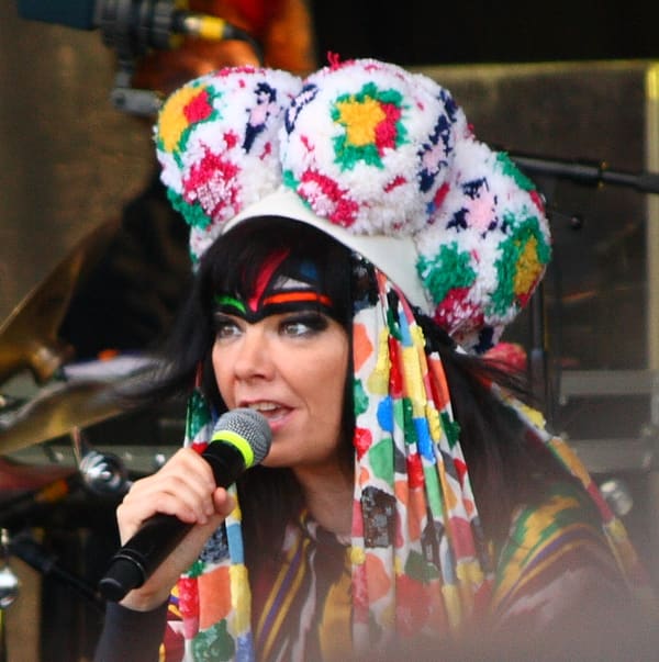 Björk, Iceland (portrait via Wikimedia Commons)