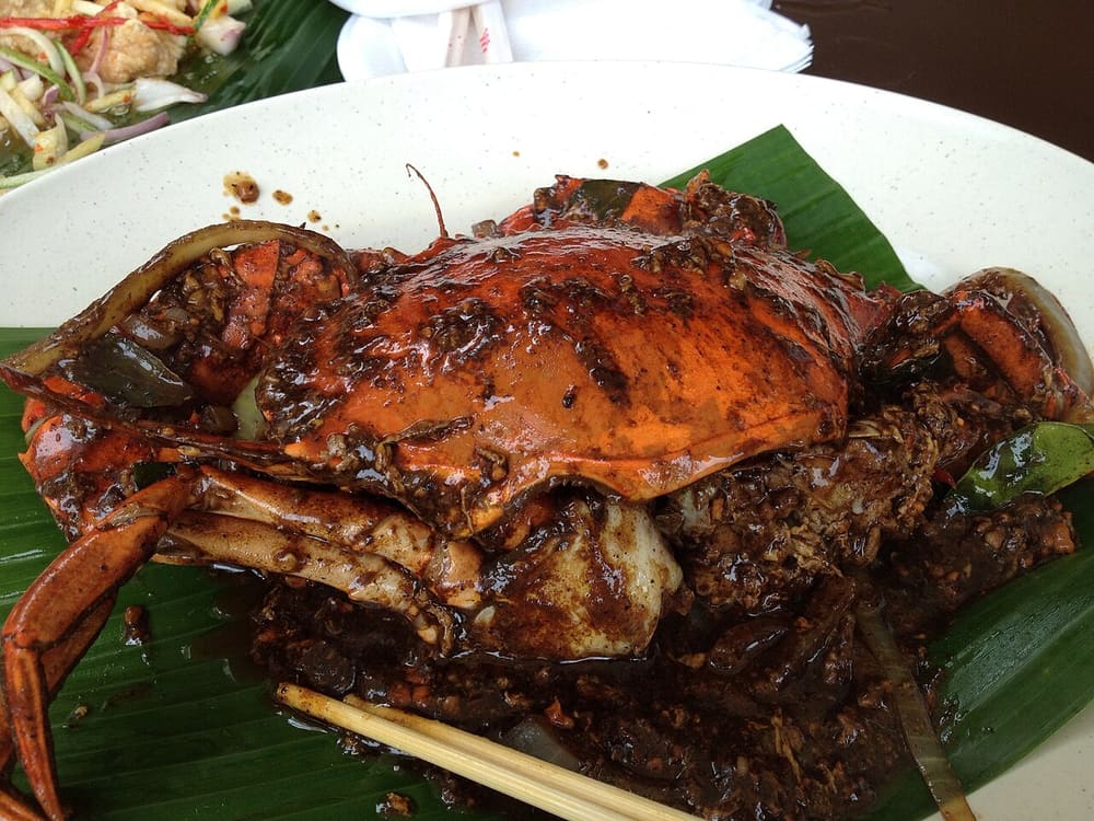 Black pepper crab, Singapore (Wimup)