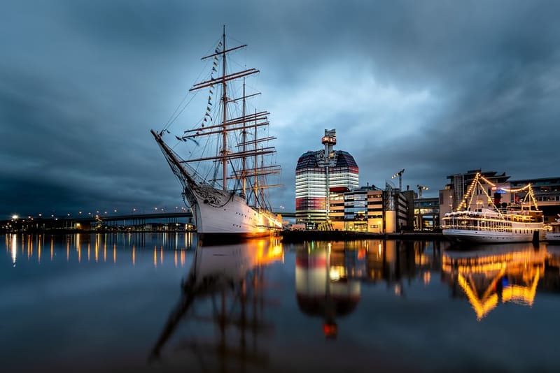 Board the ships at Maritiman, Gothenburg, Sweden