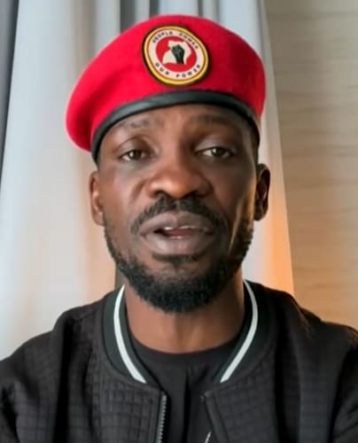 Bobi Wine, Uganda (portrait via Wikimedia Commons)