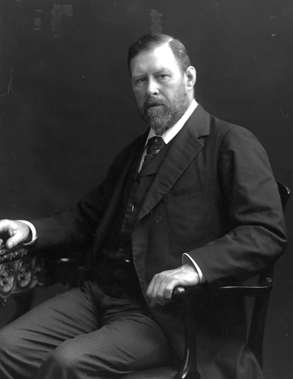 Bram Stoker, Ireland (portrait via Wikimedia Commons)