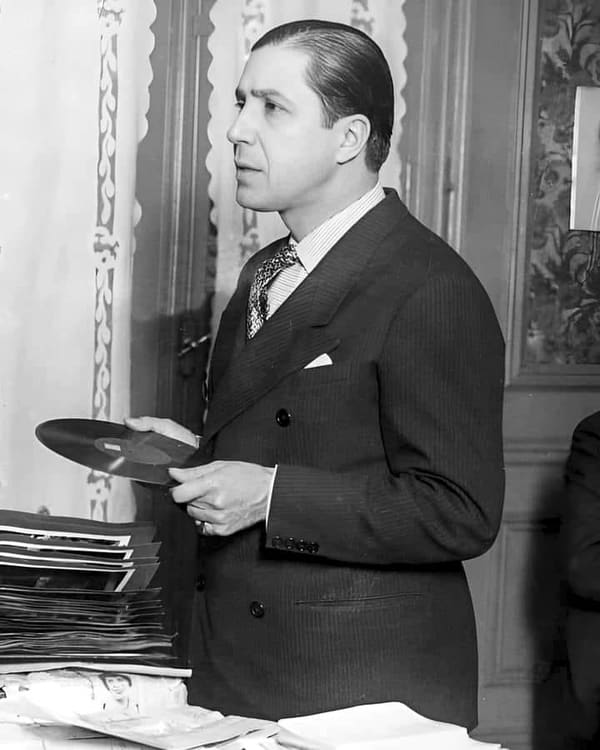 Carlos Gardel, Uruguay (portrait via Wikimedia Commons)