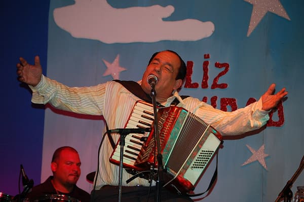 Carlos Mejía Godoy, Nicaragua (portrait via Wikimedia Commons)