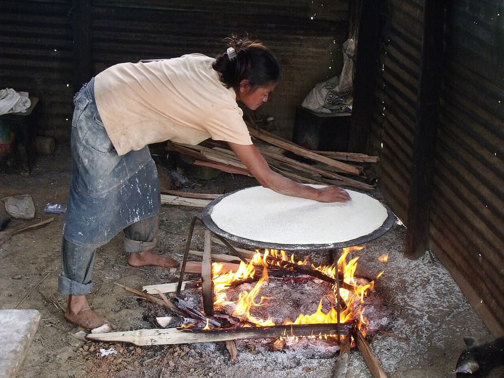 Cassava bread, Dominica (Wimup)