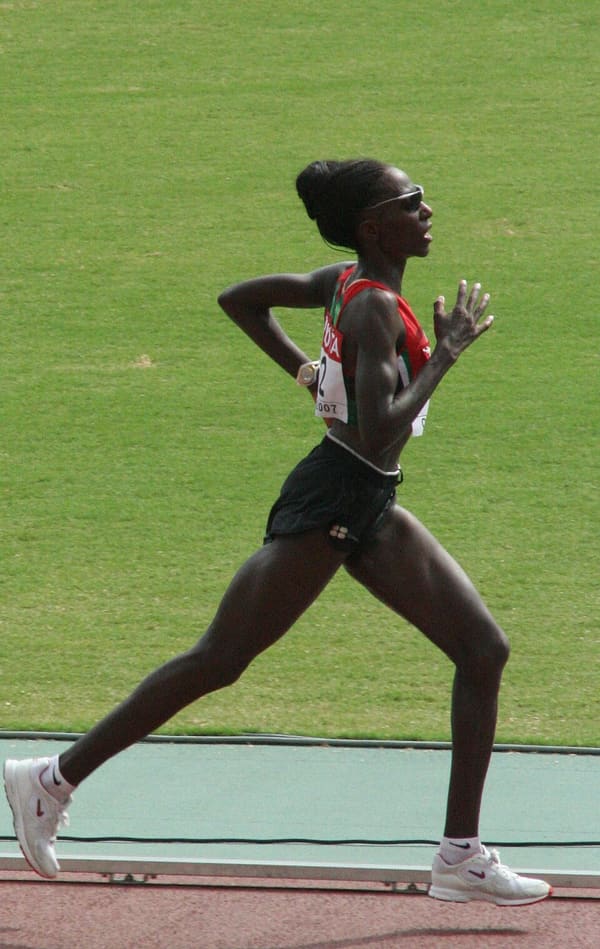 Catherine Ndereba, Kenya (portrait via Wikimedia Commons)