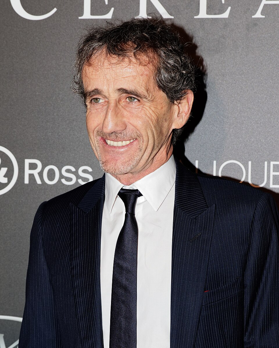 Alain Prost, France (portrait via Wikimedia Commons)