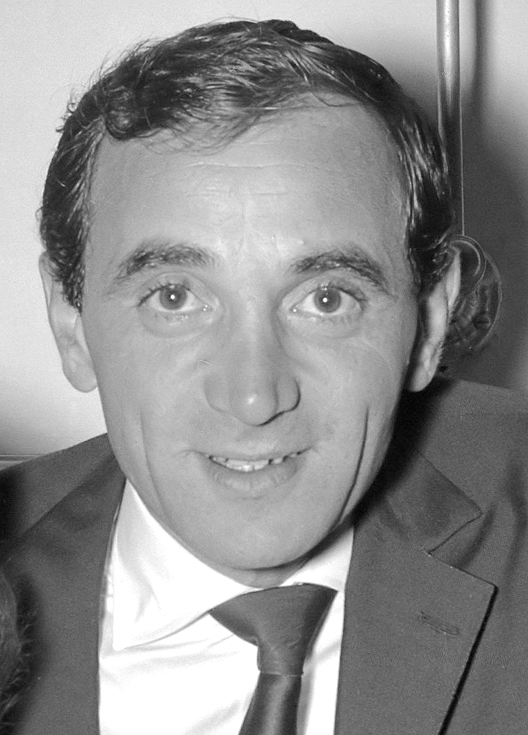 Charles Aznavour, France (portrait via Wikimedia Commons)
