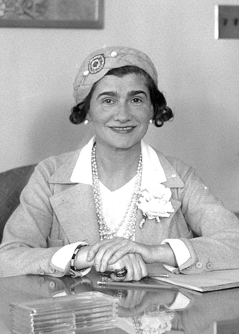 Coco Chanel, France (portrait via Wikimedia Commons)