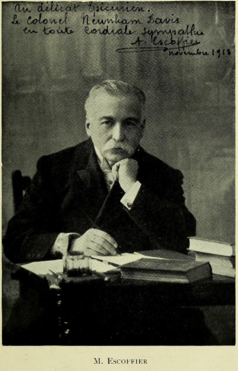 Auguste Escoffier, France (portrait via Wikimedia Commons)