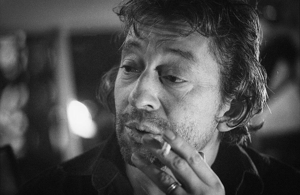 Serge Gainsbourg, France (portrait via Wikimedia Commons)