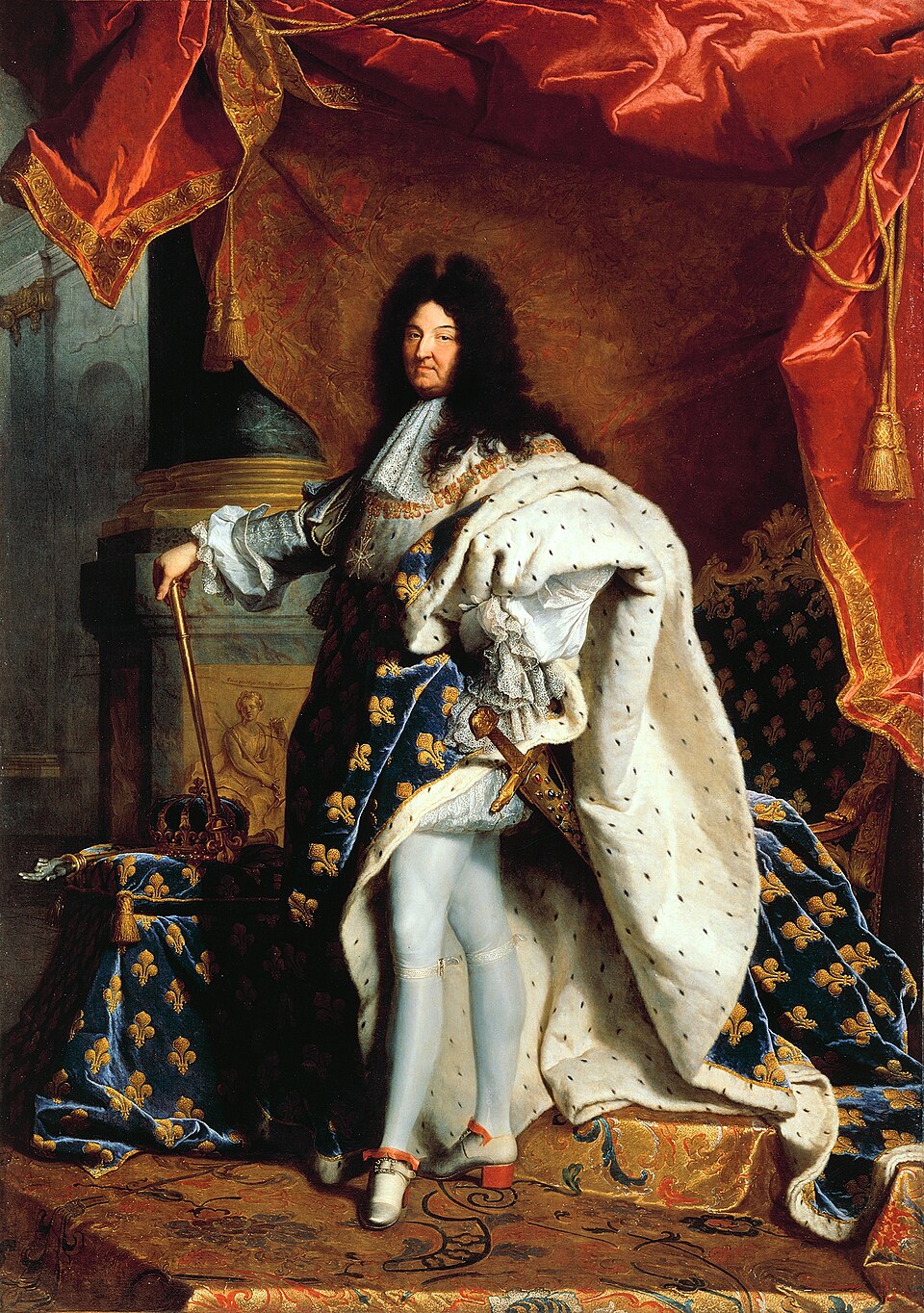 Louis XIV, France (portrait via Wikimedia Commons)