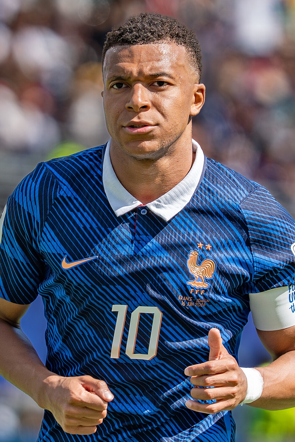 Kylian Mbappé, France (portrait via Wikimedia Commons)