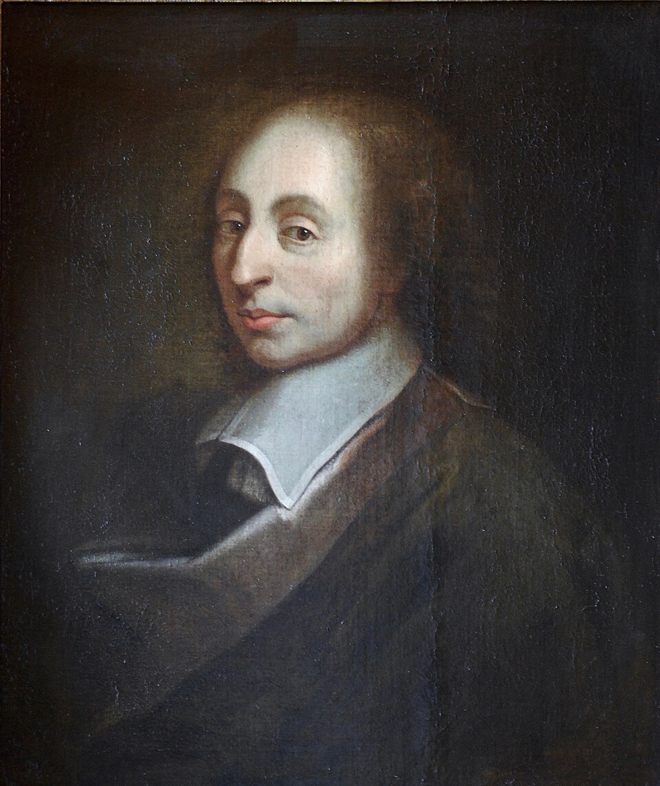 Blaise Pascal, France (portrait via Wikimedia Commons)