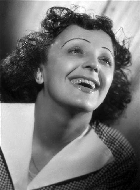 Édith Piaf, France (portrait via Wikimedia Commons)