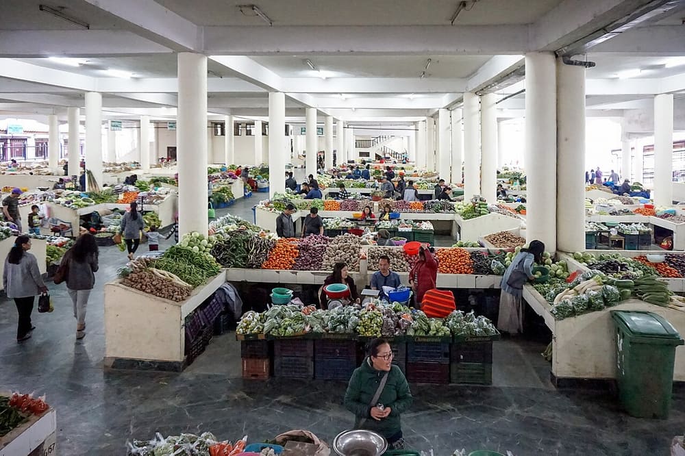 Centenary Farmers' Market, Thimphu, Bhutan (Wimup)