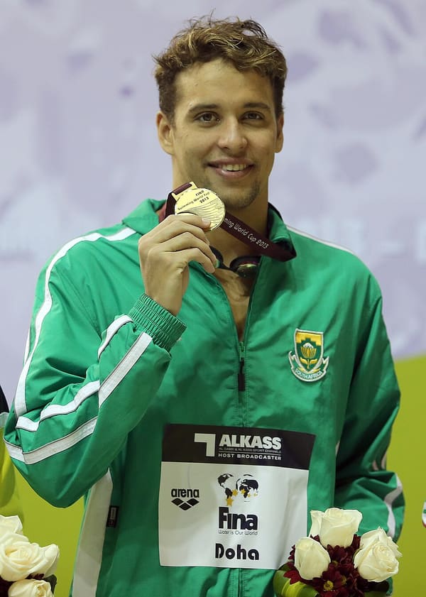 Chad le Clos, South Africa (portrait via Wikimedia Commons)