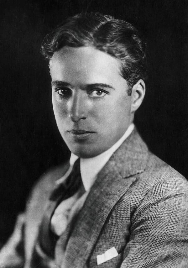 Charlie Chaplin, United Kingdom (portrait via Wikimedia Commons)