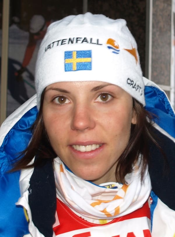 Charlotte Kalla, Sweden (portrait via Wikimedia Commons)
