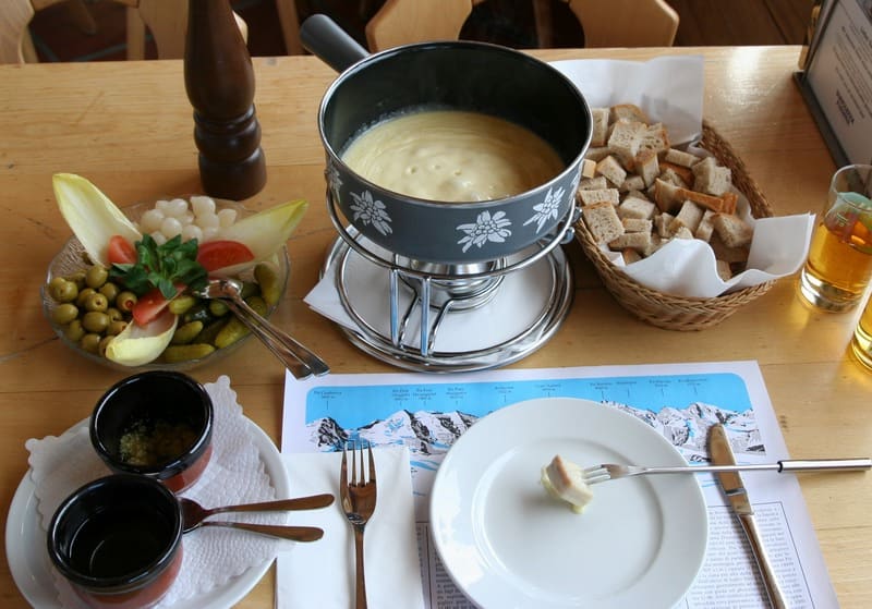 Cheese fondue, Lucerne (Wimup travel guide)