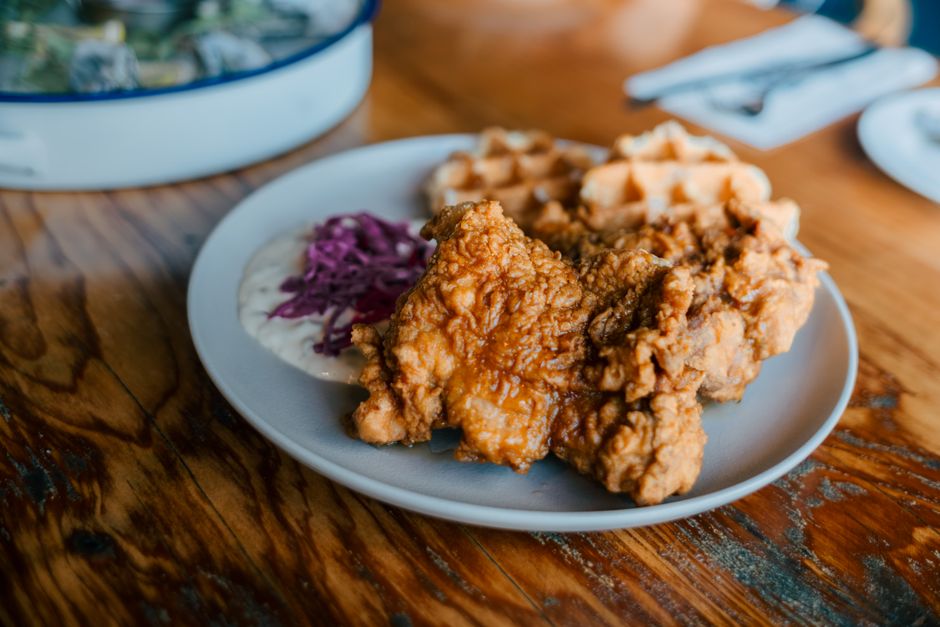 Chicken and waffles, Los Angeles (Wimup travel guide)