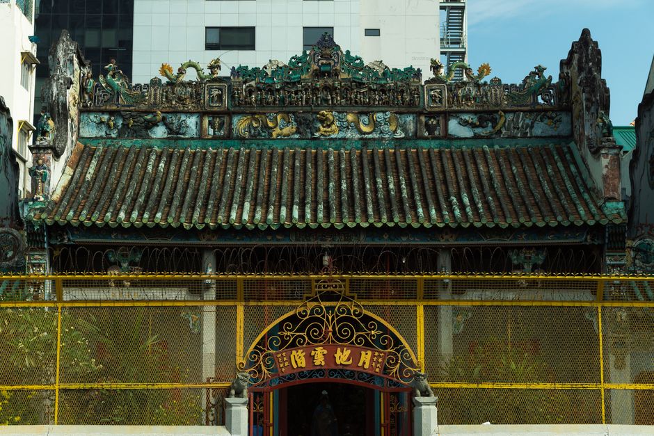 Chinatown and Sri Mahamariamman Temple, Kuala Lumpur, Malaysia