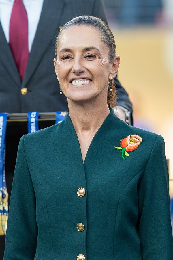 Claudia Sheinbaum, Mexico (portrait via Wikimedia Commons)