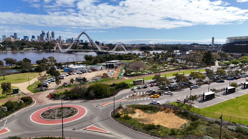 Climb or zip the Matagarup Bridge at Optus Stadium, Perth, Australia