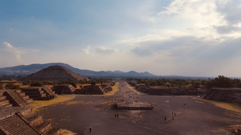 Climb the avenue of the dead at Teotihuacán, Mexico City, Mexico