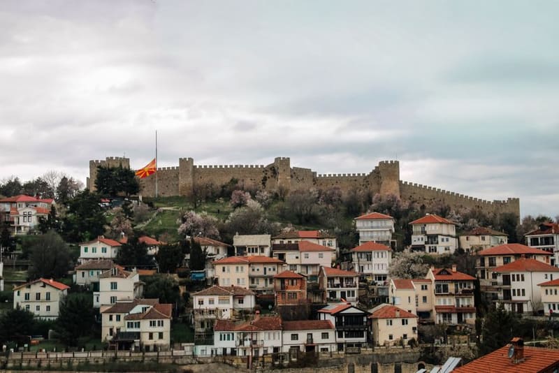 Climb to Samuel’s Fortress, Ohrid, North Macedonia