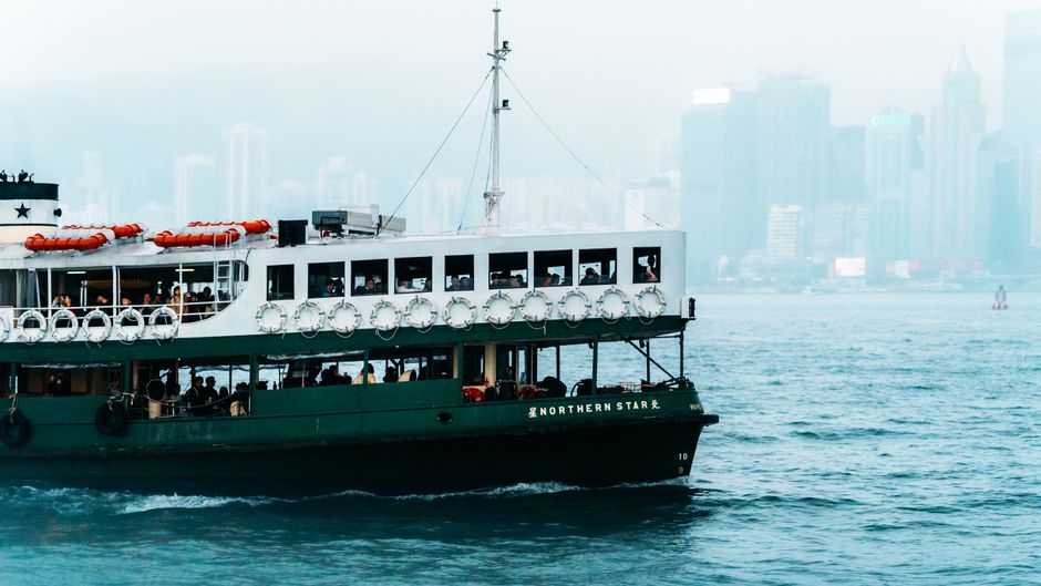 Cross the harbour on the Star Ferry, Hong Kong, China