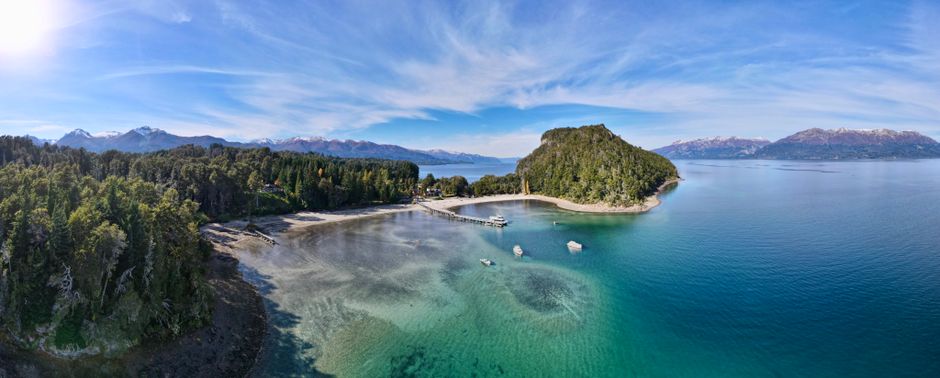 Cross to Isla Victoria and the Arrayanes, Bariloche, Argentina